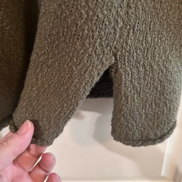 Aerie Sweater in Olive Green - Picture 4 of 4